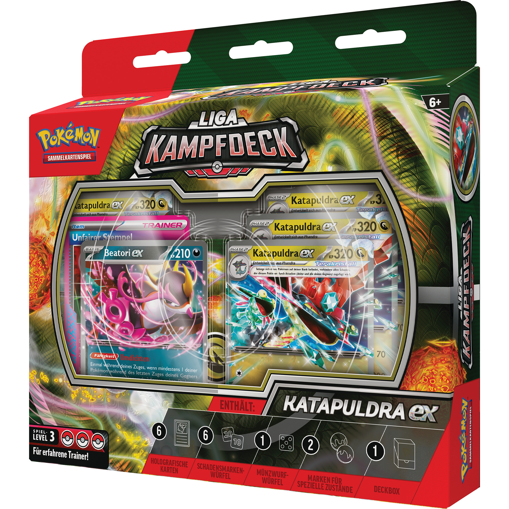 Pokémon-TCG: Katapuldra-ex Liga-Kampfdeck, Sammelkarten