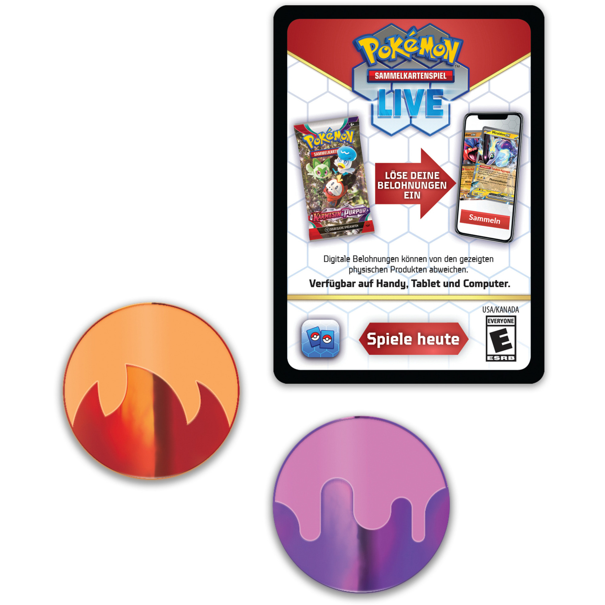 Pokémon-TCG: Katapuldra-ex Liga-Kampfdeck, Sammelkarten