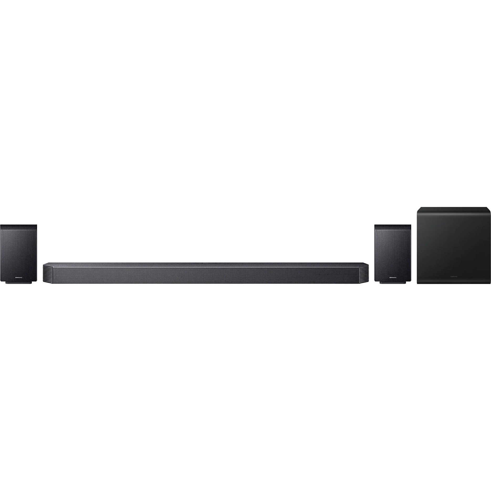 SAMSUNG Q-Series Soundbar HW-Q935GF schwarz, 9.1.4-Kanal, Rücklautsprecher, Q-Symphony, Kabelloses Dolby Atmos