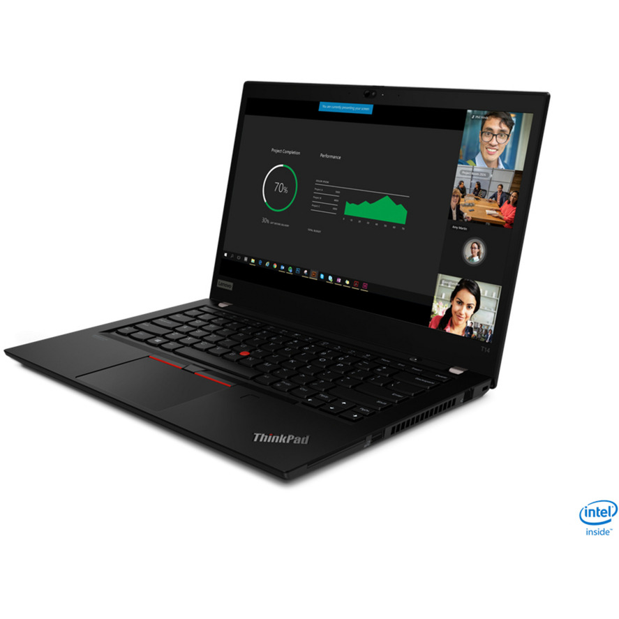 Lenovo ThinkPad T14 Gen 1 Generalüberholt, Notebook schwarz, Intel® Core™ i5-10310U, Intel® UHD Graphics 620, 16 GB DDR4, 1 TB (1 TB SSD), Windows 11 Home