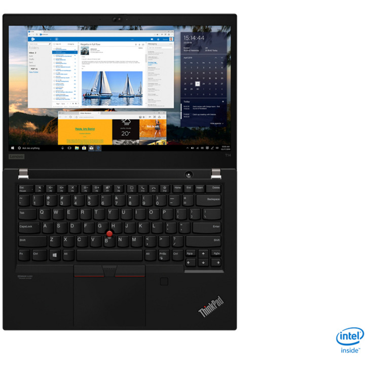 Lenovo ThinkPad T14 Gen 1 Generalüberholt, Notebook schwarz, Intel® Core™ i5-10310U, Intel® UHD Graphics 620, 16 GB DDR4, 1 TB (1 TB SSD), Windows 11 Home