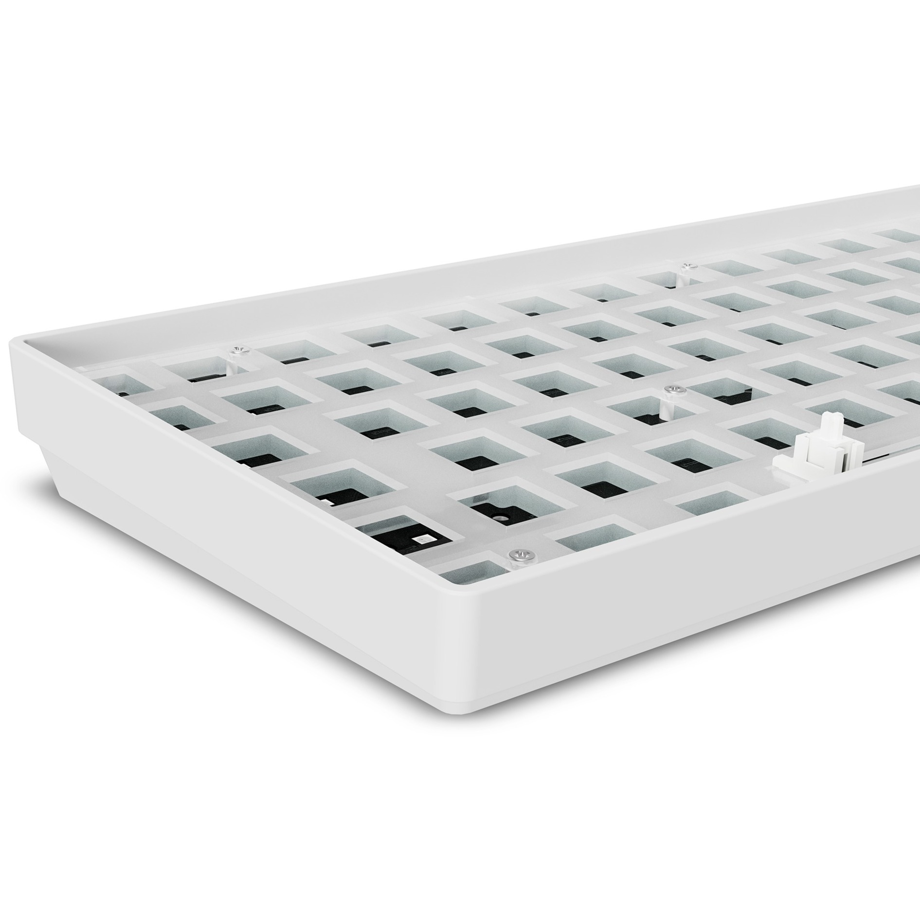 Sharkoon SKILLER SGK50 S2 Barebone, Gaming-Tastatur weiß