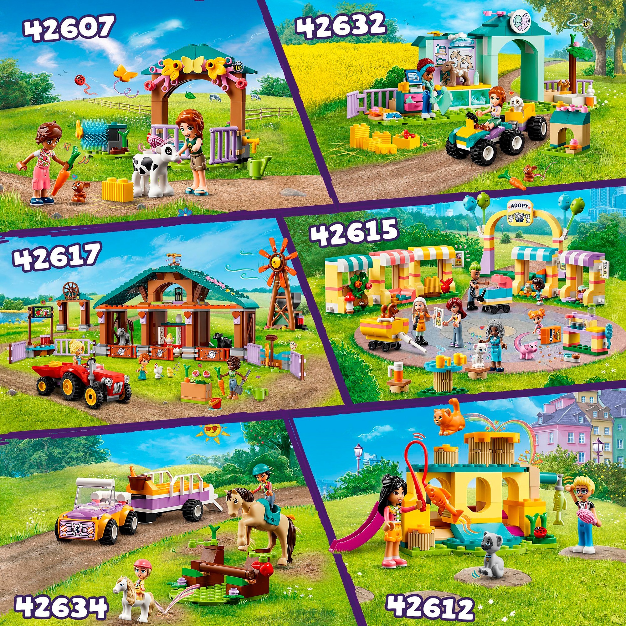 LEGO 42634 Friends Pferde- und Pony-Anhänger, Konstruktionsspielzeug