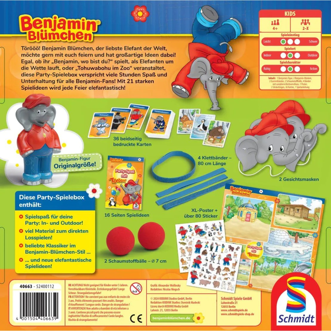 Schmidt Spiele Benjamin Blümchen: Party-Spaß mit Törööö!, Partyspiel