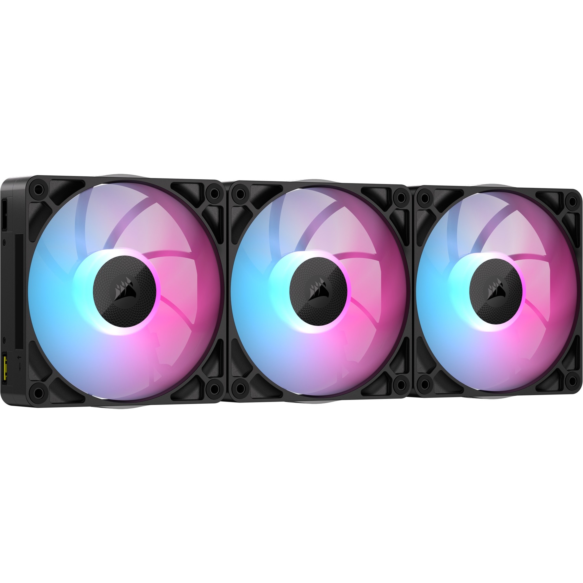 Corsair RX120 MAX RGB, Gehäuselüfter schwarz, 3er Pack, 120 mm