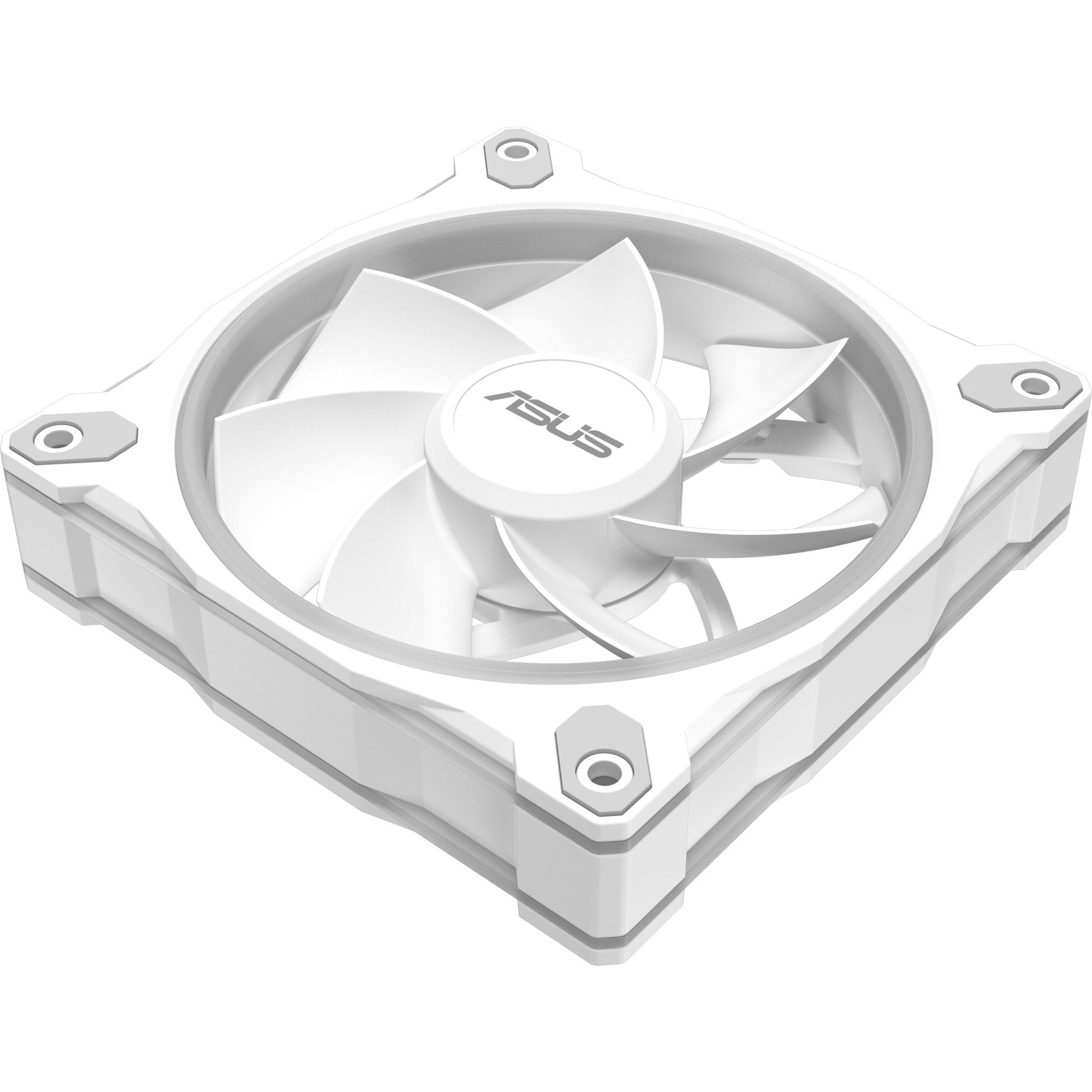 ASUS Prime MR120 ARGB Reverse Fan, Gehäuselüfter weiß, 120 mm