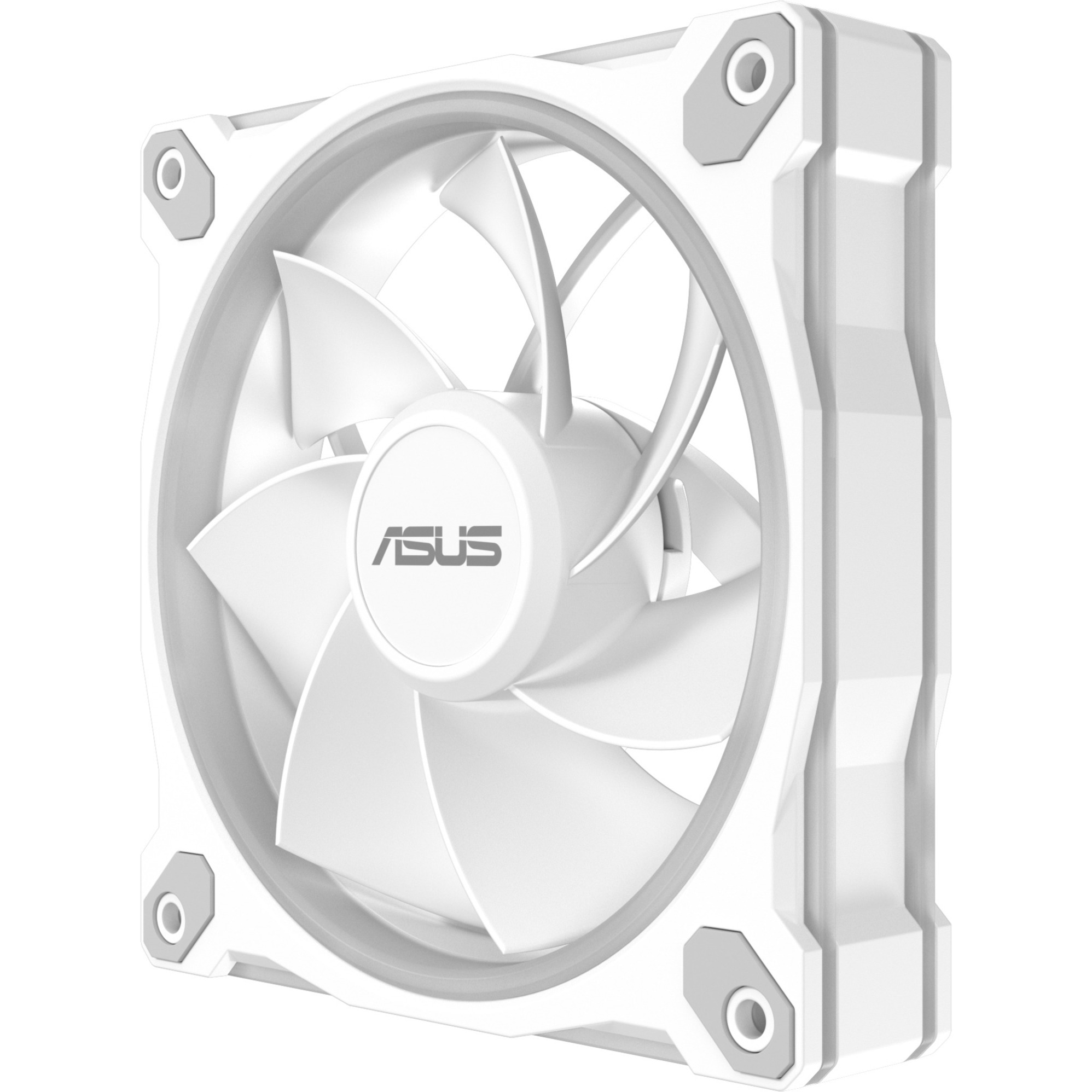 ASUS Prime MR120 ARGB Reverse Fan, Gehäuselüfter weiß, 120 mm