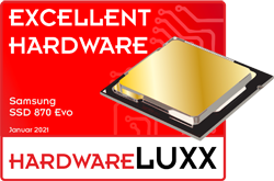 "Excellent Hardware" 01/2021 HardwareLUXX