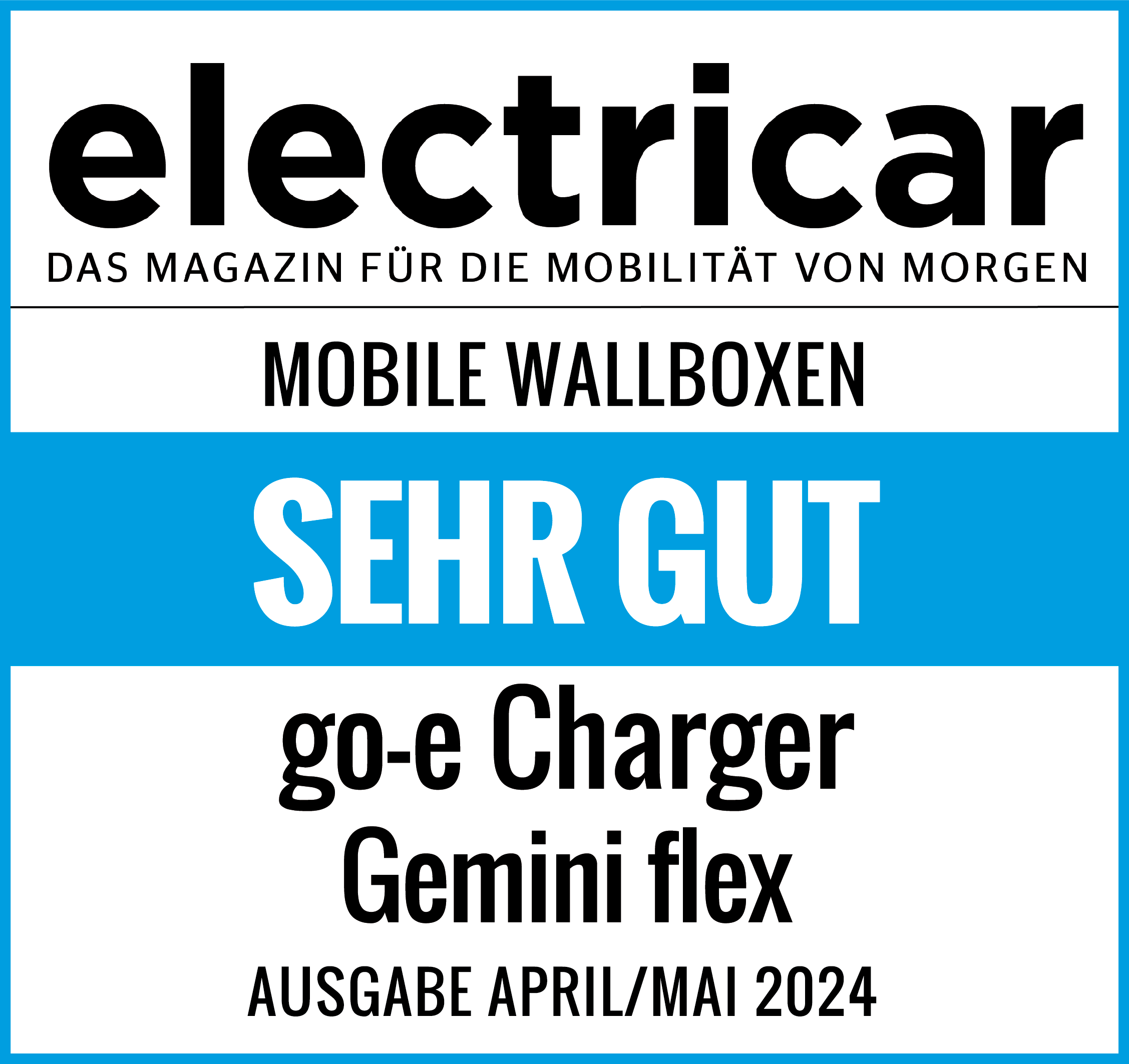 electricar, Ausgabe April / Mai 2024 SEHR GUT