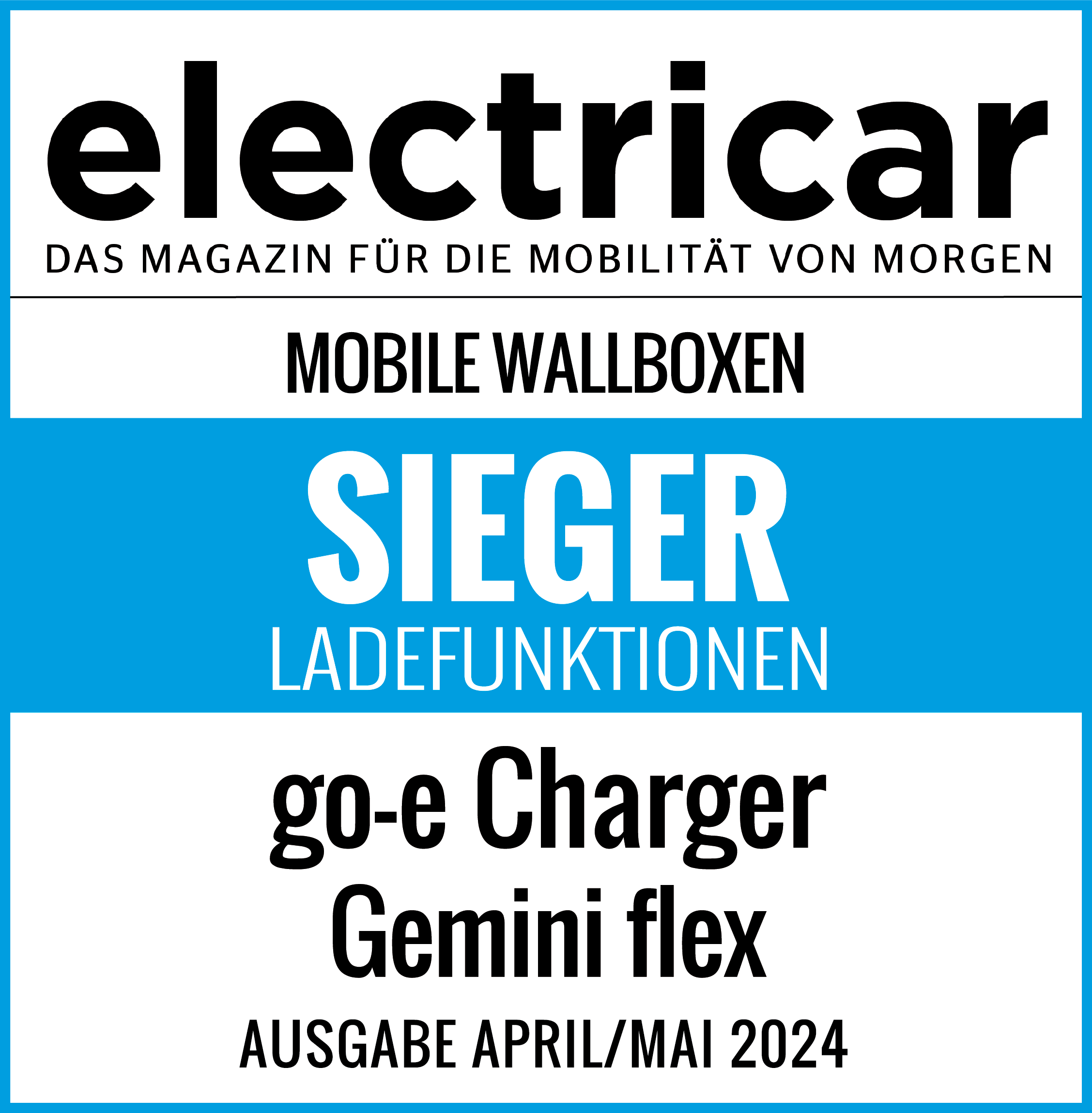 electricar, Ausgabe April / Mai 2024 SIEGER