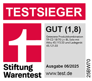 Stiftung Warentest GUT (1,8), 06/2025, TESTSIEGER