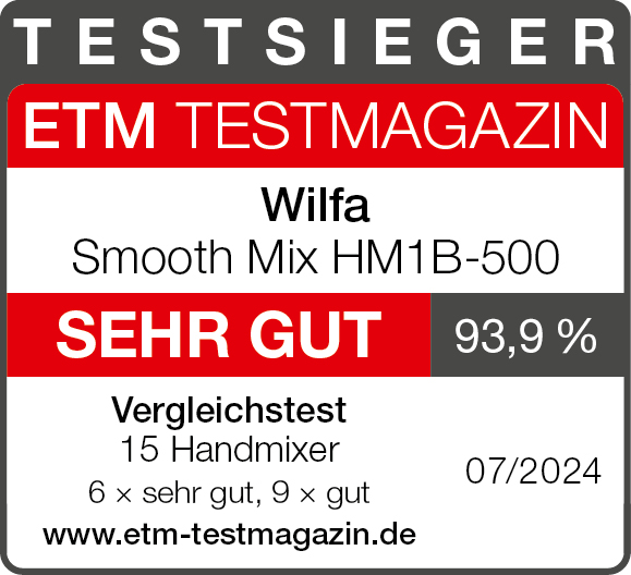ETM Testmagazin, sehr gut (93,9%)