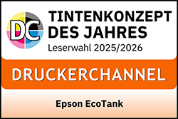"Tintenkonzept DES JAHRES" Leserwahl 2025/2026, Druckerchannel