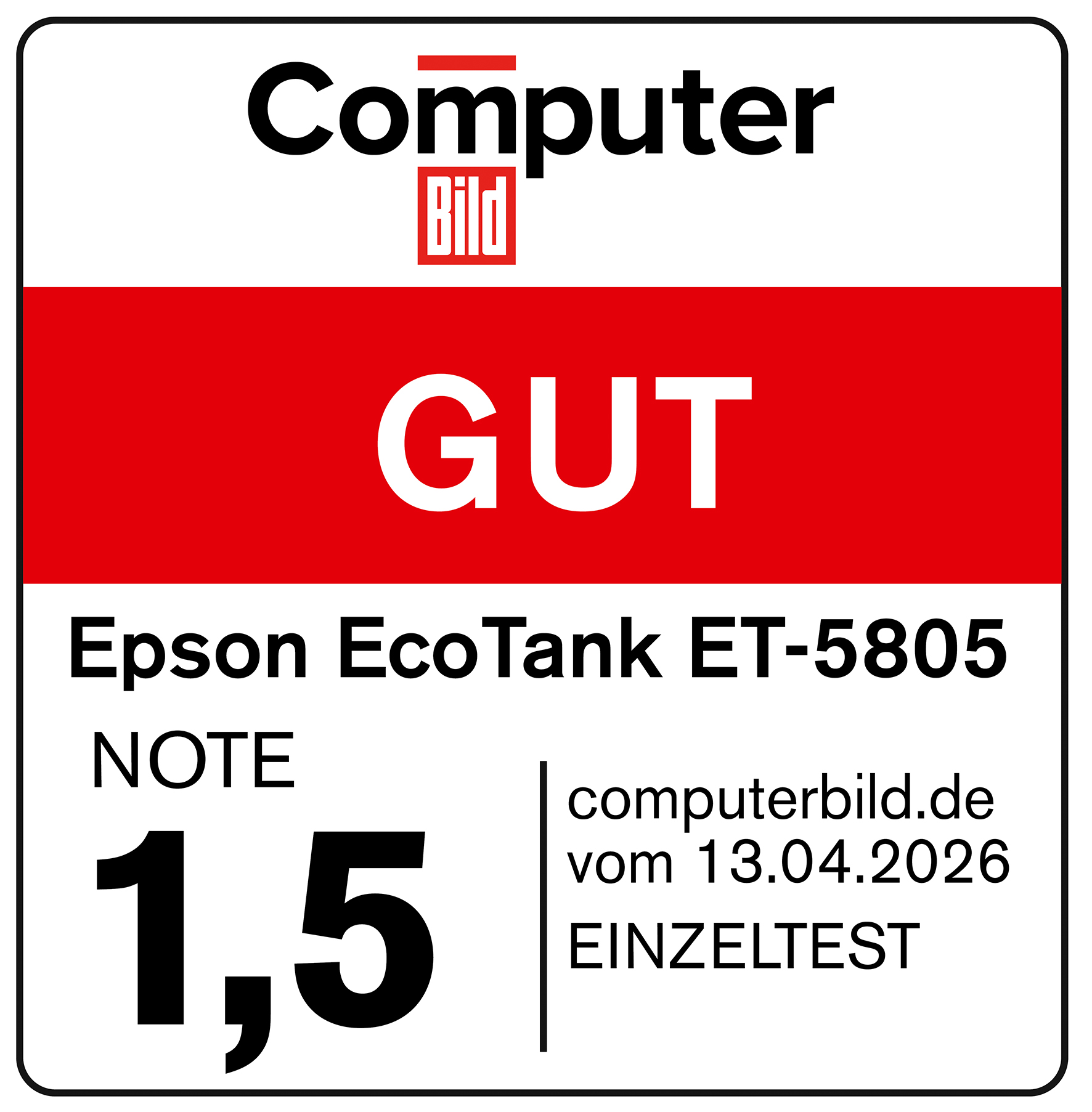 Computer BILD „Gut“