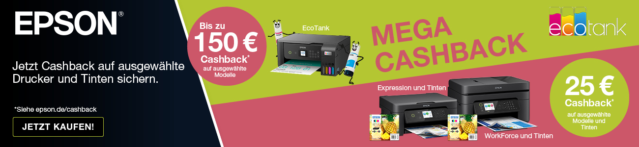 Epson Ecotank 50 Jahre – Cashback statt Konfetti